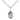 Small Sterling Silver St. Alphonsus Patron Saint Medal Necklace with 18 inch Chain by Bliss Manufacturing