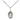 Small Sterling Silver Our Lady of Perpetual Help Medal Necklace 1/2 x 1/4 with 18 Inch Chain by Bliss