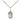 Sterling silver St. Aloysius Gonzaga patron saint medal necklace with 18 inch chain, small 1/2 x 1/4 inch pendant, handcrafted by Bliss
