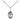Small sterling silver St. Dominic Savio patron saint medal necklace with 18 inch curb chain, handmade in USA by Bliss