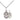 Small Sterling Silver St. John Paul II Patron Saint Medal Necklace with 18 Inch Curb Chain by Bliss Manufacturing