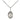 Sterling Silver St. Placidus patron saint medal necklace small size 1/2 x 1/4 with 18 inch chain by Bliss