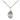 Small sterling silver St. Maurus patron saint medal necklace with 18 inch chain by Bliss Manufacturing