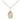 14kt Gold Filled Our Lady of Peace Medal Necklace 1/2 inch x 1/4 inch small pendant on 18 inch chain by Bliss
