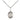 Small Sterling Silver St. Rachel Patron Saint Medal Necklace 1/2 x 1/4 inch with 18 inch Chain by Bliss