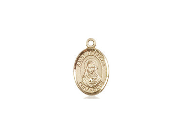 14kt solid gold Small St. Rebecca patron saint medal pendant 1/2 x 1/4 inch by Bliss Manufacturing