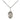 Small Sterling Silver St. Rebecca Patron Saint Medal Necklace 1/2 x 1/4 inch with 18 inch Chain by Bliss