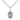 Sterling Silver St. Christian Demosthenes Medal Necklace 1/2 x 1/4 inch with 18 inch chain by Bliss