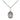 Sterling Silver St. Isaiah Medal Necklace 1/2 x 1/4 inch on 18 inch Chain by Bliss