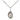 Small Sterling Silver St. John Baptist de La Salle Medal Necklace 1/2 x 1/4 inch 18 inch Chain by Bliss