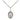Small sterling silver St. Bernard of Montjoux patron saint medal necklace 1/2 x 1/4 inch 18 inch chain by Bliss