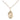 14kt gold filled St. Eugene de Mazenod medal necklace, small 1/2 x 1/4 inch pendant, 18 inch chain, Bliss