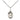 Small Sterling Silver St. Eugene de Mazenod Patron Saint Medal Necklace 1/2 x 1/4 inch with 18 inch Chain by Bliss USA