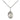 Small Sterling Silver St. Julia Billiart Medal Necklace 1/2 x 1/4 inch 18 inch Chain by Bliss