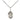 Sterling Silver St. Colette Patron Saint Medal Necklace 1/2 x 1/4 inch with 18 inch Chain by Bliss