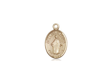 14kt Solid Gold Our Lady of Africa Medal Pendant 1/2 inch by Bliss Manufacturing