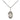 Sterling Silver St. Bruno Small Patron Saint Medal Necklace 1/2 x 1/4 inches on 18 inch Chain by Bliss