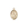 14kt Solid Gold St. Wenceslaus Small Catholic Medal Pendant 1/2 x 1/4 inch by Bliss Manufacturing