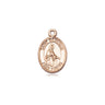 14kt Solid Gold St. Remigius of Reims Medal Pendant 1/2 inch by Bliss Manufacturing USA