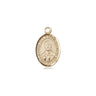 14kt solid gold Blessed Pier Giorgio Frassati medal pendant 1/2 x 1/4 handcrafted by Bliss USA