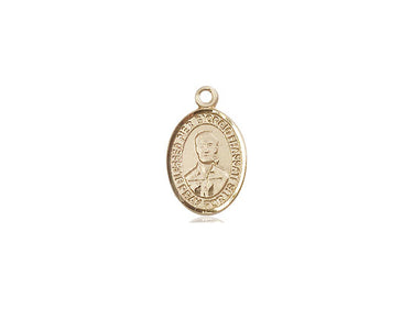 14kt solid gold Blessed Pier Giorgio Frassati medal pendant 1/2 x 1/4 handcrafted by Bliss USA