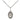 Small Sterling Silver St. Gabriel Possenti Patron Saint Medal Necklace 1/2 x 1/4 Inches on 18 Inch Chain by Bliss