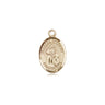 14kt Solid Gold Blessed Caroline Gerhardinger Medal Pendant 1/2 x 1/4 inch by Bliss