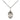 Sterling silver small Blessed Karolina Kozkowna patron saint medal necklace 18 inch chain by Bliss