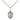 Small Sterling Silver St. Angela Merici Patron Saint Medal Necklace 1/2 x 1/4 with 18 Inch Chain by Bliss