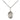 Small Sterling Silver St. Walter of Pontoise Patron Saint Medal Necklace 1/2 x 1/4 inch 18 inch chain Bliss USA