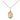 14kt gold filled Our Lady of Good Counsel medal necklace with small 1/2 inch pendant on 18 inch curb chain by Bliss