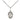 Small Sterling Silver Our Lady of Lourdes Patron Saint Medal Necklace 1/2 x 1/4 inch 18 inch Chain Bliss