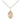 Small Gold Filled Our Lady of Mercy medal necklace 1/2 x 1/4 inch pendant 18 inch chain USA made by Bliss