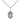 Small Sterling Silver St. Aedan of Ferns Patron Saint Medal Necklace 1/2 x 1/4 with 18 Inch Chain by Bliss