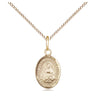 14kt Gold Filled St. Marie Magdalen Postel small patron saint medal necklace with 18 inch chain by Bliss