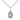 Small Sterling Silver Blessed Teresa of Calcutta Patron Saint Medal Necklace 1/2x1/4 inch on 18 inch Chain by Bliss