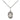 Sterling Silver St. Athanasius Patron Saint Medal Necklace 1/2 x 1/4 inch with 18 inch chain by Bliss