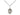 Sterling Silver St. Fiacre Patron Saint Medal Necklace 1/2 inch small pendant 18 inch chain Bliss USA made