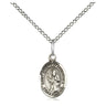 Sterling Silver St. Joseph of Arimathea Patron Saint Medal Necklace 1/2 inch by Bliss Manufacturing