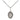 Sterling Silver St. Margaret of Cortona Patron Saint Medal Necklace 1/2 x 1/4 inch on 18 inch chain by Bliss
