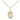 Gold Filled St. Pius X patron saint medal necklace, small 1/2 x 1/4 inch pendant, 18-inch curb chain, handmade by Bliss