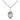 Sterling Silver St. Olivia Patron Saint Medal Necklace 1/2 x 1/4 inch on 18 inch chain by Bliss