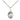 Sterling Silver St. Amelia Patron Saint Medal Necklace 1/2 x 1/4 inch on 18 inch chain by Bliss