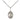 Sterling silver St. Zoe of Rome patron saint medal necklace 1/2 x 1/4 inch with 18 inch chain by Bliss