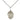 Sterling Silver St. Anthony of Egypt Medal Necklace 1/2 x 1/4 inch on 18 inch chain by Bliss