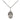 Small sterling silver St. Paul of the Cross patron saint medal necklace with 18 inch chain by Bliss