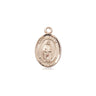 14kt Solid Gold St. Odilia Patron Saint Medal Pendant 1/2 x 1/4 inch by Bliss