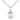 Sterling Silver St. Odilia patron saint medal necklace 1/2 x 1/4 inch with 18 inch chain by Bliss