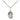 Sterling silver St. Christina the Astonishing medal necklace with 18 inch curb chain, handcrafted in USA by Bliss