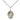 Sterling Silver St. Edburga of Winchester small patron saint medal necklace with 18 inch chain by Bliss